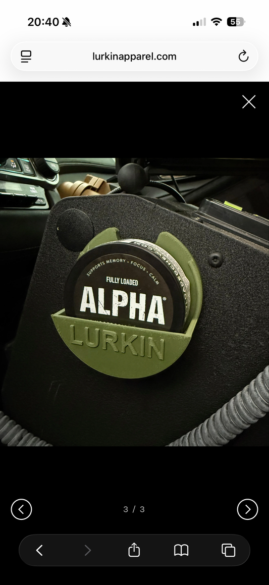 Can Caddy- Lurkin Tin/Zyn/Alpha